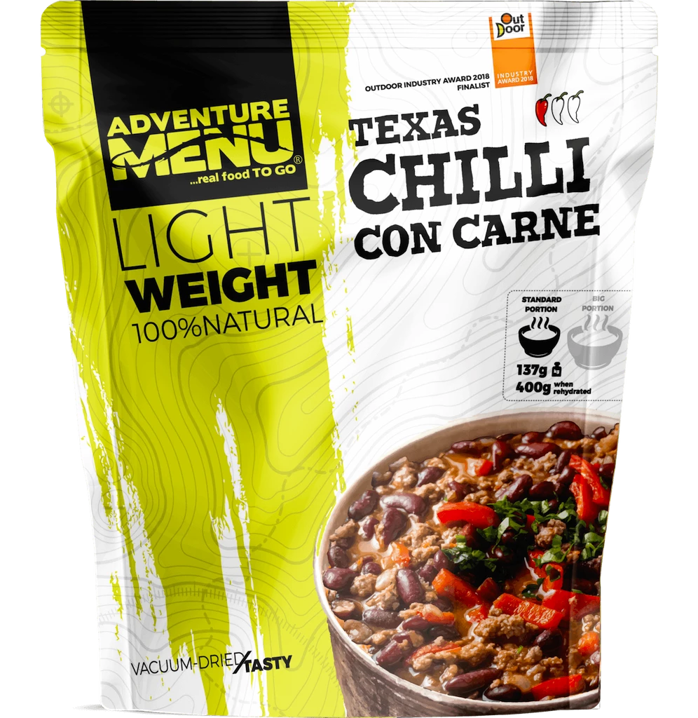 Jídlo Adventure Menu Chilli con Carne
