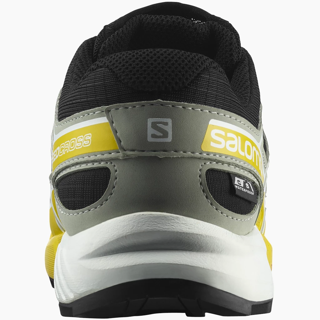 Juniorská běžecká obuv Salomon Speedcross CSWP Black/Wrough Iron