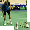Juniorská sálová obuv Yonex SHB-100 Gold LTD ´08 + DÁREK