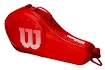 Juniorská taška na rakety Wilson Junior 3 Pack Red/White
