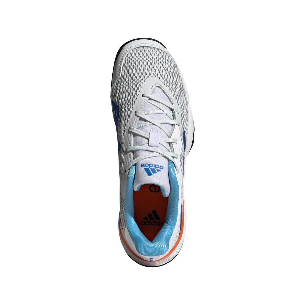Juniorská tenisová obuv adidas Barricade K Blue/White