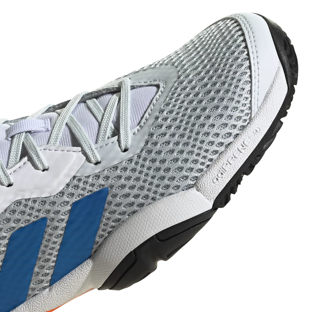 Juniorská tenisová obuv adidas Barricade K Blue/White