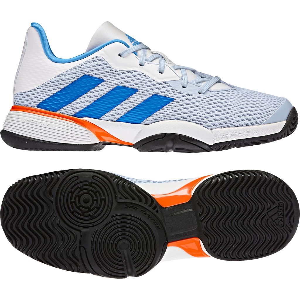 Juniorská tenisová obuv adidas Barricade K Blue/White