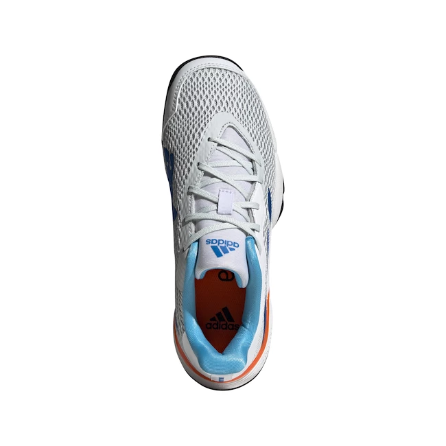 Juniorská tenisová obuv adidas Barricade K Blue/White