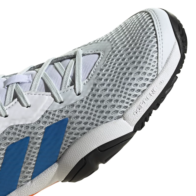 Juniorská tenisová obuv adidas Barricade K Blue/White