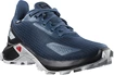 Juniorské běžecké boty Salomon  Alphacross Blast Climasalomon Waterproof Dark Denim