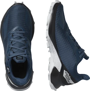 Juniorské běžecké boty Salomon  Alphacross Blast Climasalomon Waterproof Dark Denim