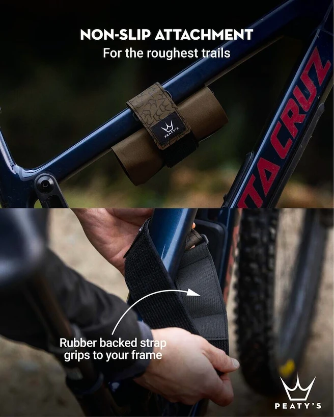 Kapsa na rám PEATY'S  Holdfast trail tool wrap - slate grey (phf-ttw-slt-25)