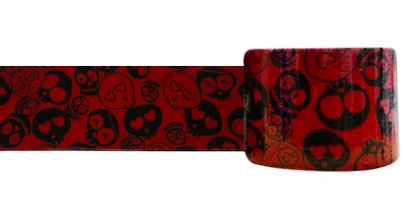Kinesiologická páska BB Tape s designem lebek  5 cm x 5 m