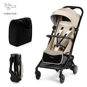 Kočárek do letadla Kinderkraft Pilot 2 Beige