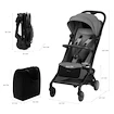 Kočárek do letadla Kinderkraft Pilot 2 Platinum Gray
