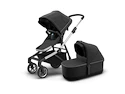 Kočárek Thule Sleek Shadow Grey + korbička Thule Sleek Bassinet