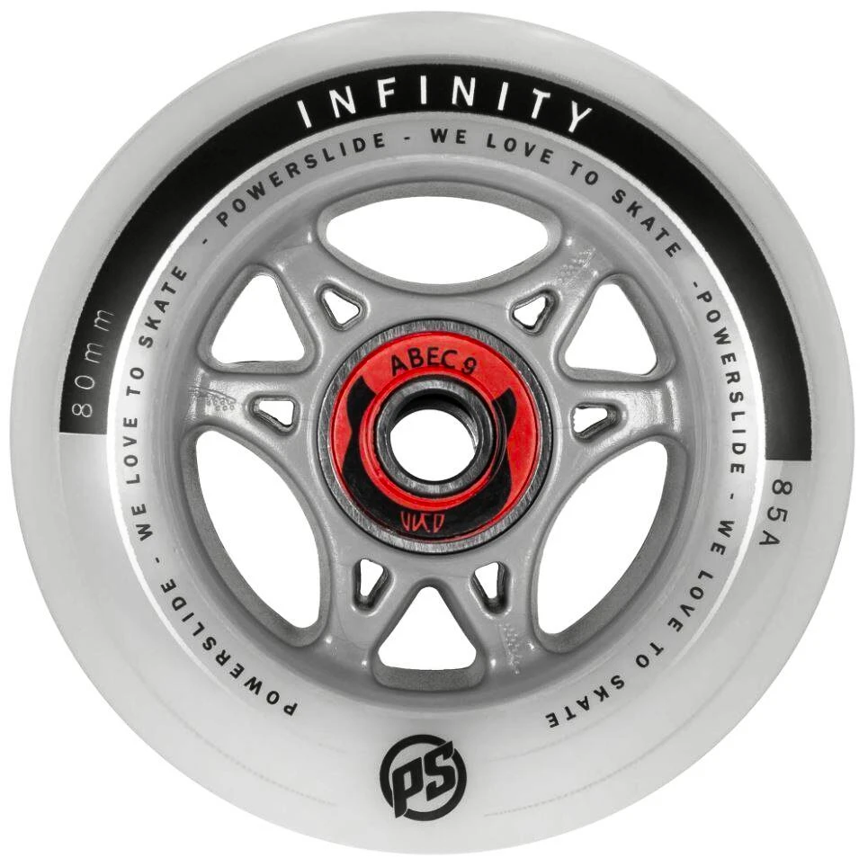 Kolečka s ložisky Powerslide  Infinity RTR 80 mm / 85A, ABEC 9