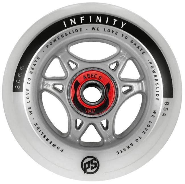 Kolečka s ložisky Powerslide  Infinity RTR 80 mm / 85A, ABEC 9