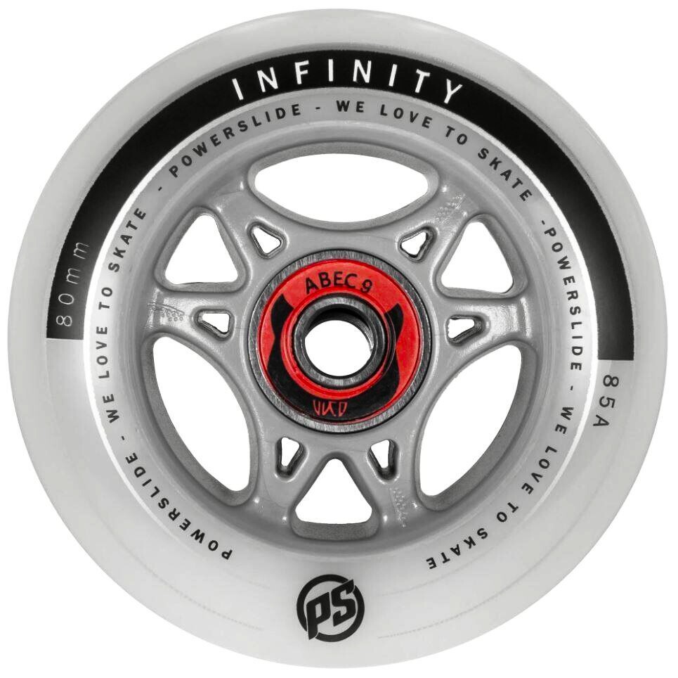 Kolečka s ložisky Powerslide Infinity RTR 80 mm / 85A, ABEC 9