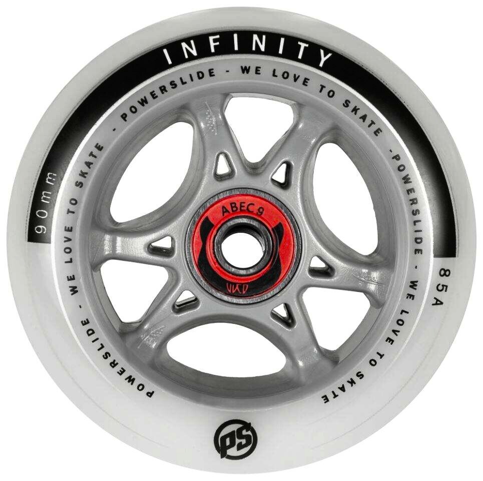 Kolečka s ložisky Powerslide Infinity RTR 90 mm / 85A, ABEC 9