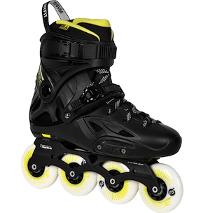 Kolečkové brusle Powerslide   Imperial One Black Yellow 80