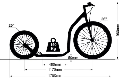 Koloběžka Crussis Urban 4.1