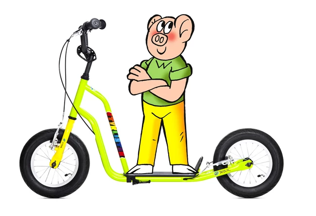 Koloběžka Yedoo Čtyřlístek Maxi + DÁREK