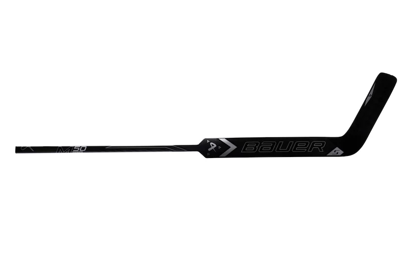 Kompozitová brankářská hokejka Bauer Supreme M50PRO Black Intermediate 23 palců, L (normální gard)