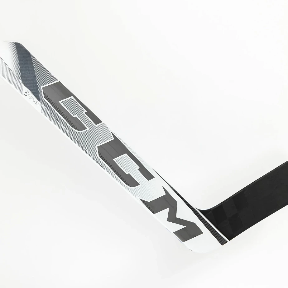 Kompozitová brankářská hokejka CCM Eflex 5 PROLITE White/Grey Senior