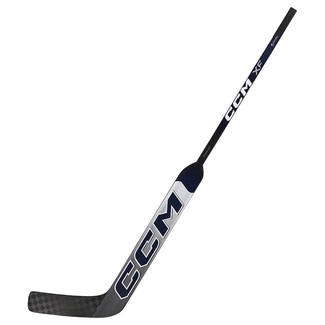 Kompozitová brankářská hokejka CCM Tacks XF White/Navy Senior 24 palců, L (normální gard)