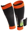 Kompresní návleky na holeně Compressport Pro Silicon R2 Black/Orange