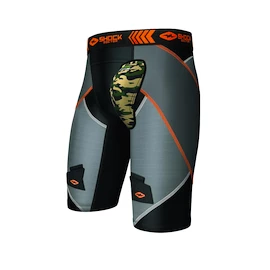 Kompresní šortky se suspenzorem Shock Doctor 30160 X-Fit Cross Comp.Hockey Short Black/Grey Senior