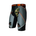 Kompresní šortky se suspenzorem Shock Doctor  30160 X-Fit Cross Comp.Hockey Short Black/Grey Senior M