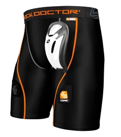 Kompresní šortky se suspenzorem Shock Doctor with Bio Flex Cup Senior