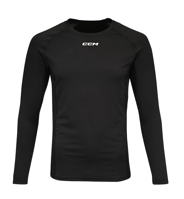 Kompresní tričko CCM  Compression LS Top Black Junior S