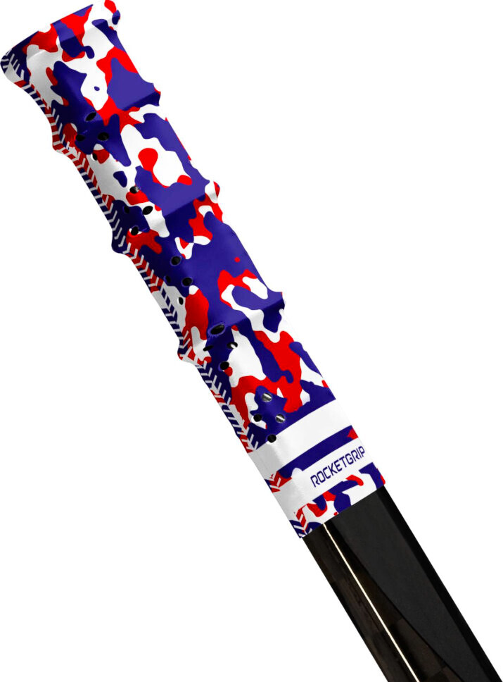 Product detail of Koncovka na hokejku RocketGrip  Hole Camo Grip Navy/Red