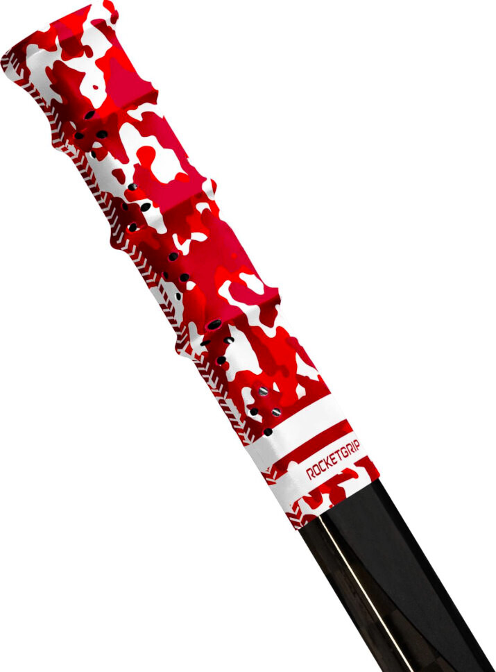 Product detail of Koncovka na hokejku RocketGrip  Hole Camo Grip Red