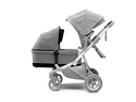 Korbička Thule Sleek Bassinet Grey Melange