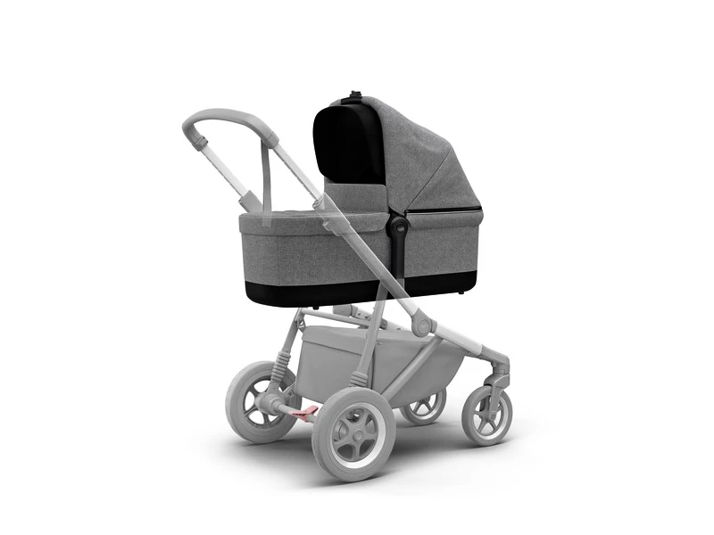 Korbička Thule Sleek Bassinet Grey Melange