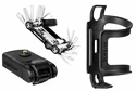 Košík na láhev Topeak  NINJA CAGE SK+ + Nářadí Topeak Ninja Master+ Toolbox T20