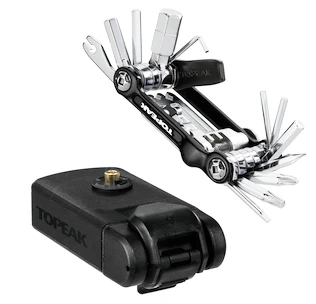 Košík na láhev Topeak  NINJA CAGE SK+ + Nářadí Topeak Ninja Master+ Toolbox T20