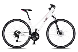 Krosové kolo 4EVER EMILY DISC white / metal pink