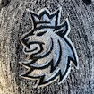 Kšiltovka Český hokej logo lev šedý melange
