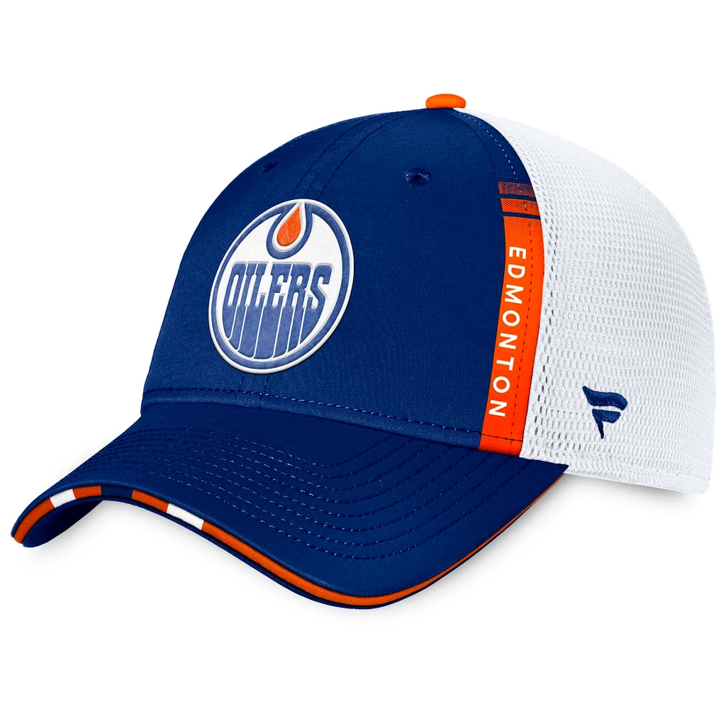 Kšiltovka Fanatics   Authentic Pro Draft Structured Trucker-Podium Edmonton Oilers