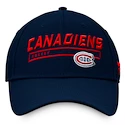 Kšiltovka Fanatics Authentic Pro Rinkside Structured Adjustable NHL Montreal Canadiens