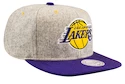 Kšiltovka Mitchell & Ness Melange Flannel NBA Los Angeles Lakers
