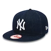 Kšiltovka New Era 9fifty Denim Esential Snap MLB New York Yankees Navy