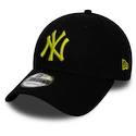 Kšiltovka New Era 9Forty League Essential MLB New York Yankees Black/Cyber Green