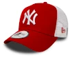 Kšiltovka New Era Clean Trucker  MLB New York Yankees Red/White