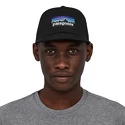 Kšiltovka Patagonia  P-6 Logo Trucker Hat Black