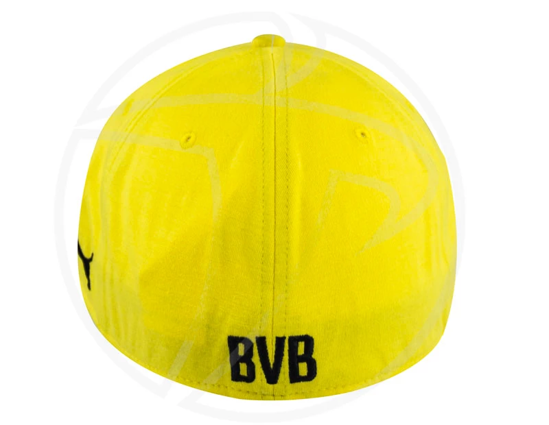 Kšiltovka Puma Stretchfit Logo Borussia Dortmund žlutá