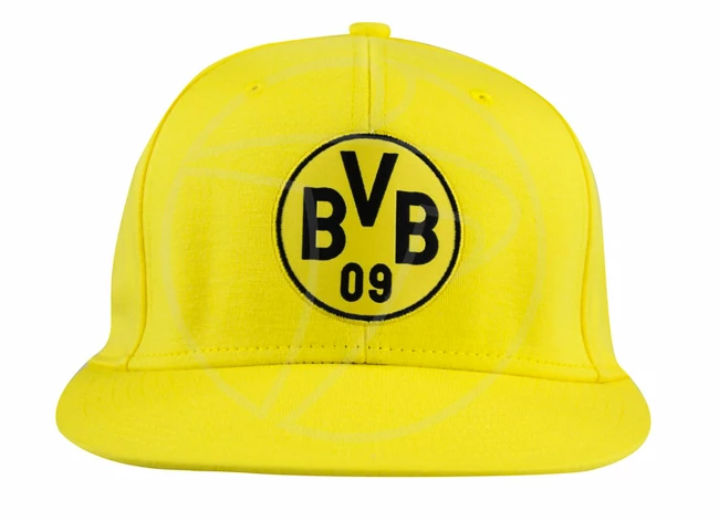 Kšiltovka Puma Stretchfit Logo Borussia Dortmund žlutá