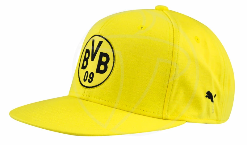 Kšiltovka Puma Stretchfit Logo Borussia Dortmund žlutá