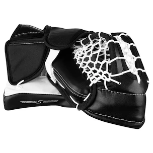 Lapačka Bauer Supreme MVPRO White/Black Intermediate na levou ruku (normální)